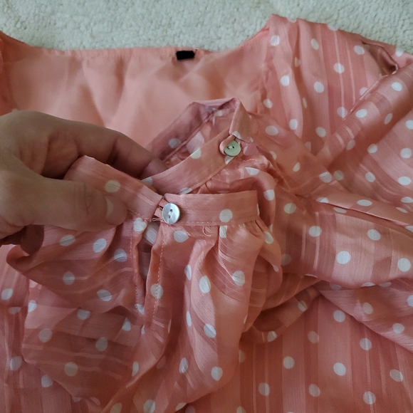 Shein button through polka dot dress size medium - Picture 13 of 13
